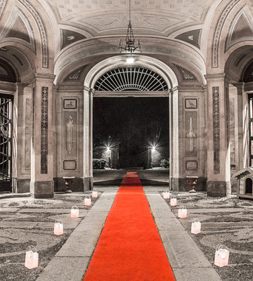 Location matrimoni Torino 6 Ingresso regale al castello saffarone a Torino