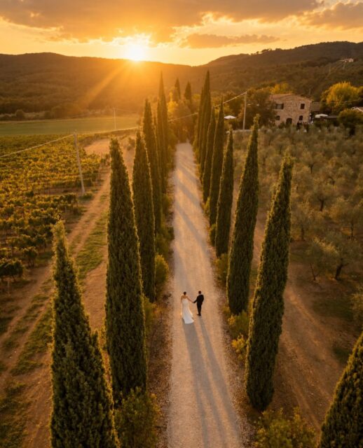 Three days in Tuscany. One wedding, a thousand memories. 🇮🇹
Natalie and Harry travelled from England to Tuscany, choosing Italy not simply as the setting for their wedding, but as a place to share an unforgettable experience with the people they love most.
Three days surrounded by family and friends, filled with celebrations, long Italian dinners, laughter, beautiful landscapes and those golden Tuscan sunsets that seem to last forever.
As editorial wedding photographers in Italy, we wanted to capture not only the elegance of their wedding day, but everything that made these three days so special: the embraces, the spontaneous moments, the energy of the celebrations and the joy of being together, far from home, for something truly unforgettable.
Because a destination wedding in Italy can be so much more than just one day.
It can become a journey to share, three days of celebration, and a little piece of Italy to carry with you forever.
Natalie & Harry — Tuscany, Italy.
Three days. One love story. Endless memories. 🇮🇹✨